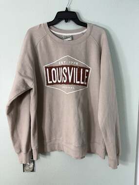 MV Sport Vintage Louisville Tan Crew Neck - Men’s Size XL